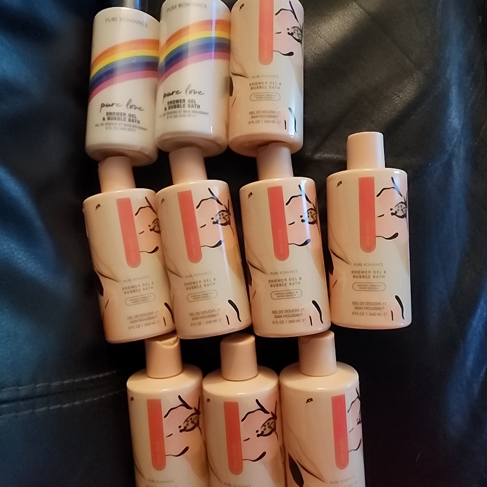 NEW Pure Romance Love Story Bubble Bath/Shower Gel